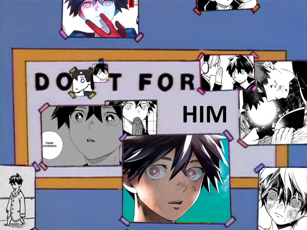a "do it for him" meme with kabane kusaka pictures